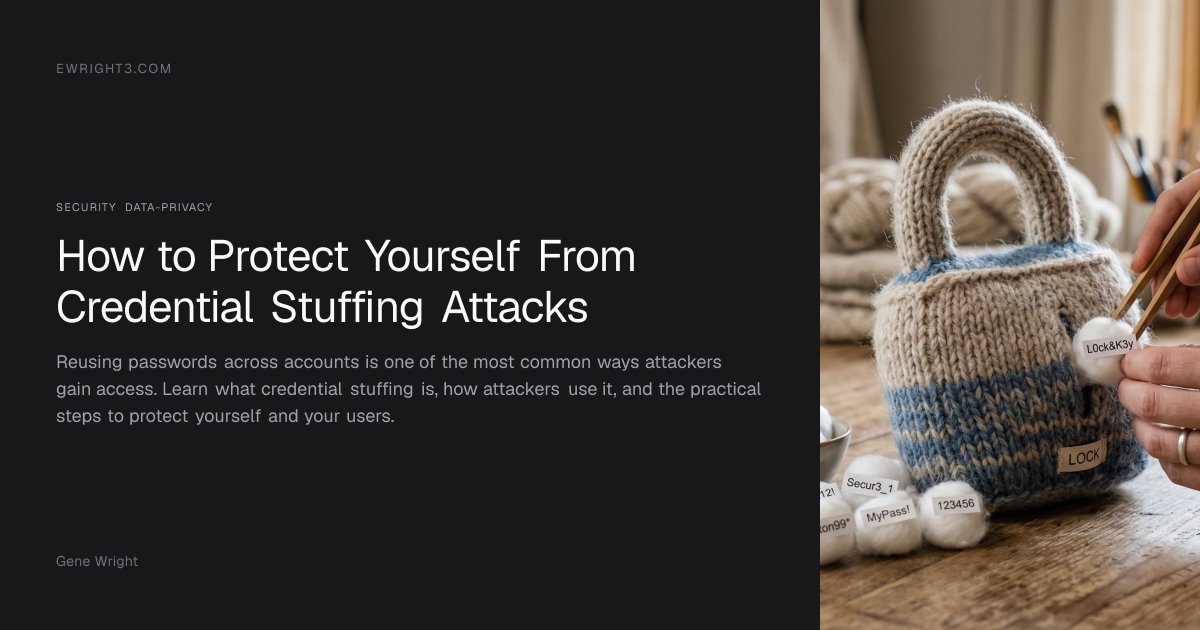 How to Protect Yourself From Credential Stuffing Attacks | Gene's Field ...